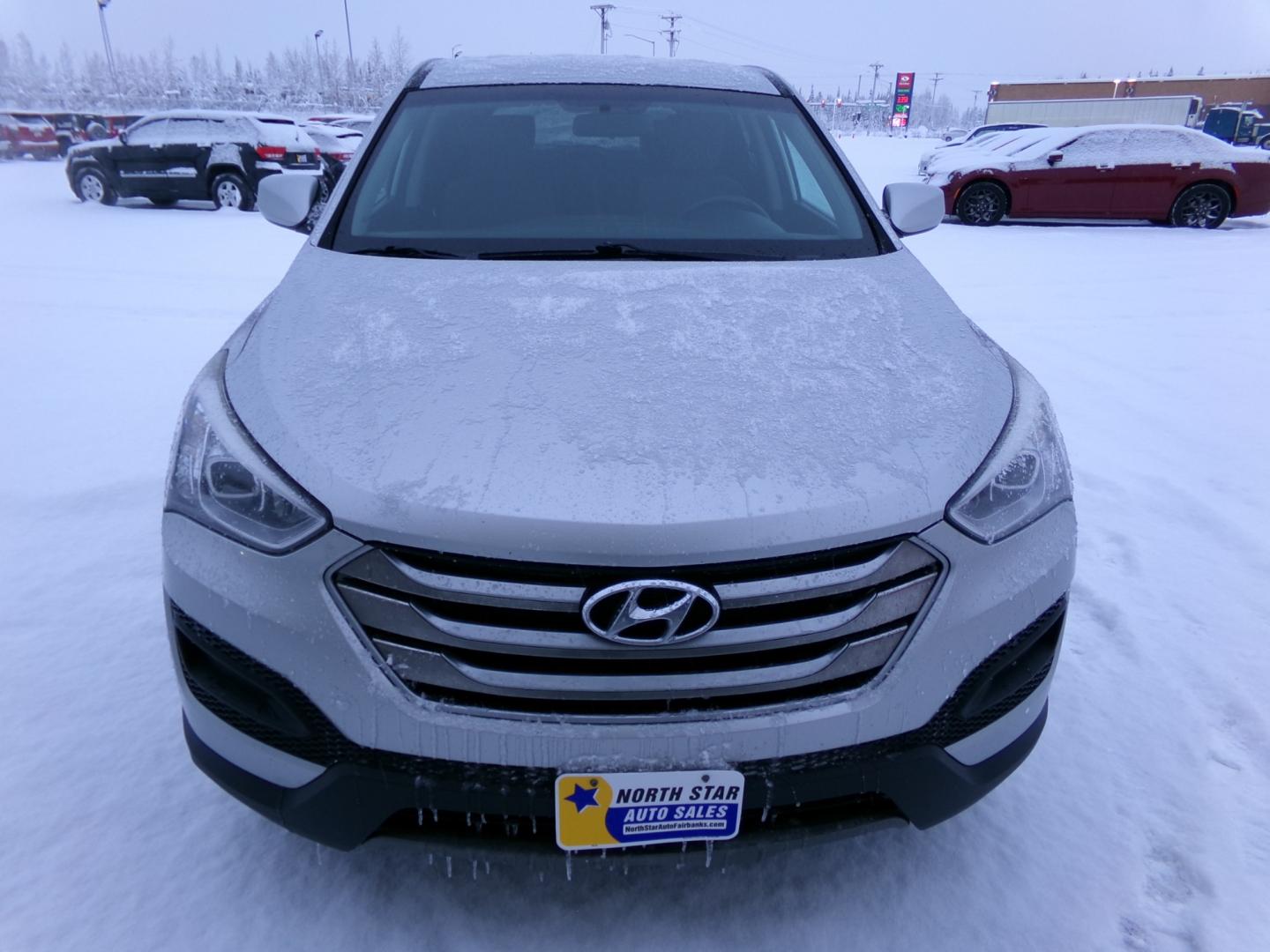 2015 Silver /Black Hyundai Santa Fe Sport 2.4 AWD (5XYZTDLB8FG) with an 2.4L L4 DOHC 16V engine, 6-Speed Automatic transmission, located at 2630 Philips Field Rd., Fairbanks, AK, 99709, (907) 458-0593, 64.848068, -147.780609 - Photo#1